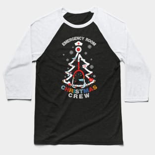 Emergency Room Christmas Crew Baseball T-Shirt